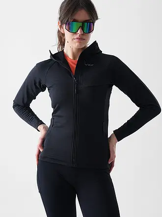 MERU | Veste polaire à capuche Highfields pour femmes | schwarz